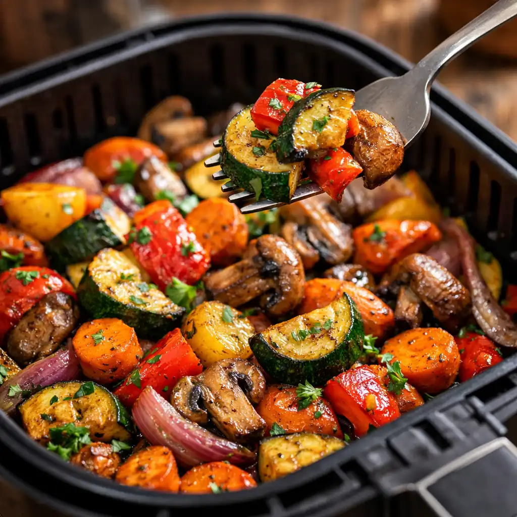 Овочі в аерогрилі — соковиті, рум’яні та дуже смачні