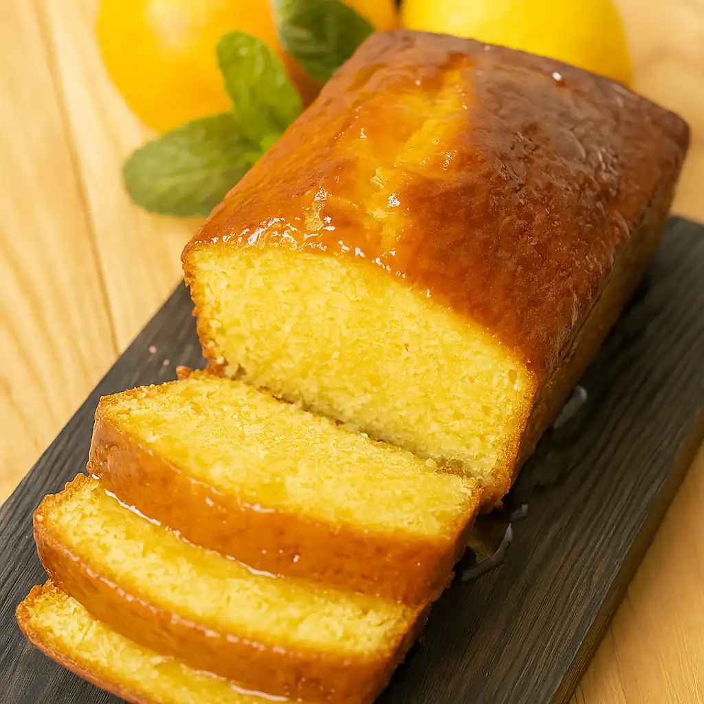 Лимонно-апельсиновий кекс з цитрусовим сиропом