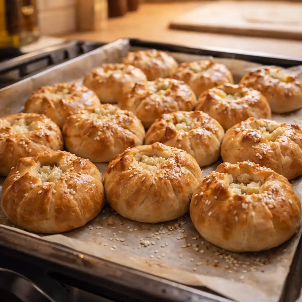 Пиріжки з куркою та картоплею