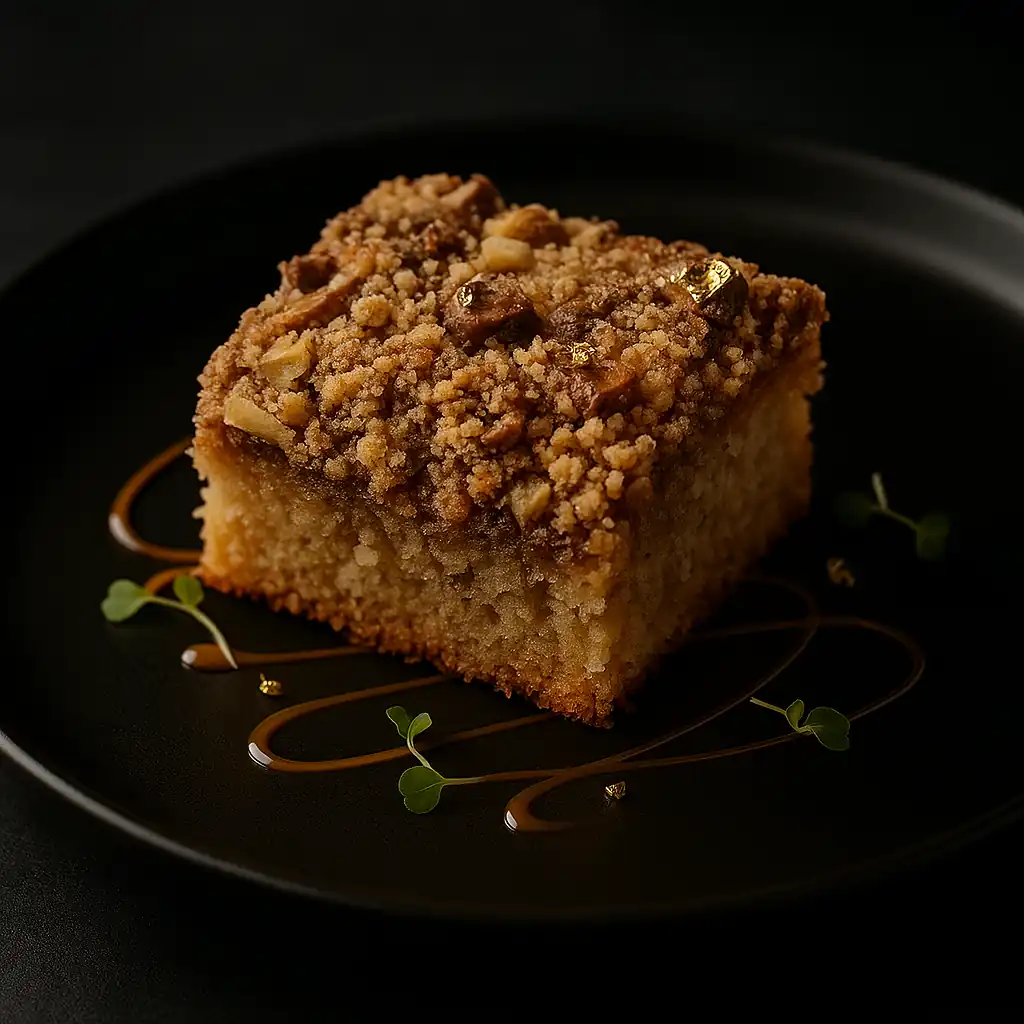 Яблочный пирог со штрейзелем Twix 