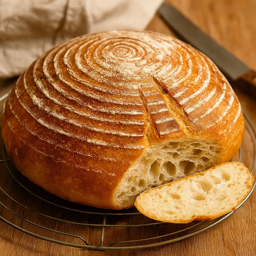 Домашній хліб у казані