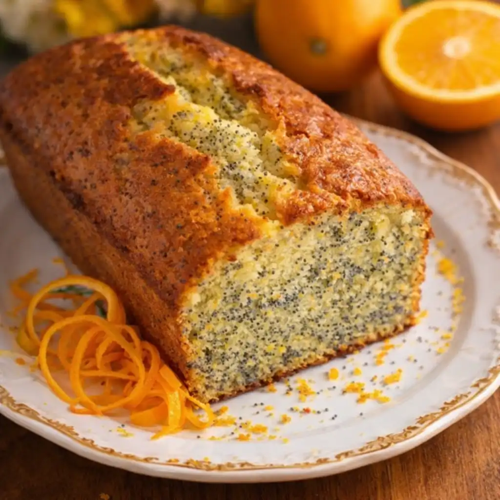 Апельсиново-маковий кекс