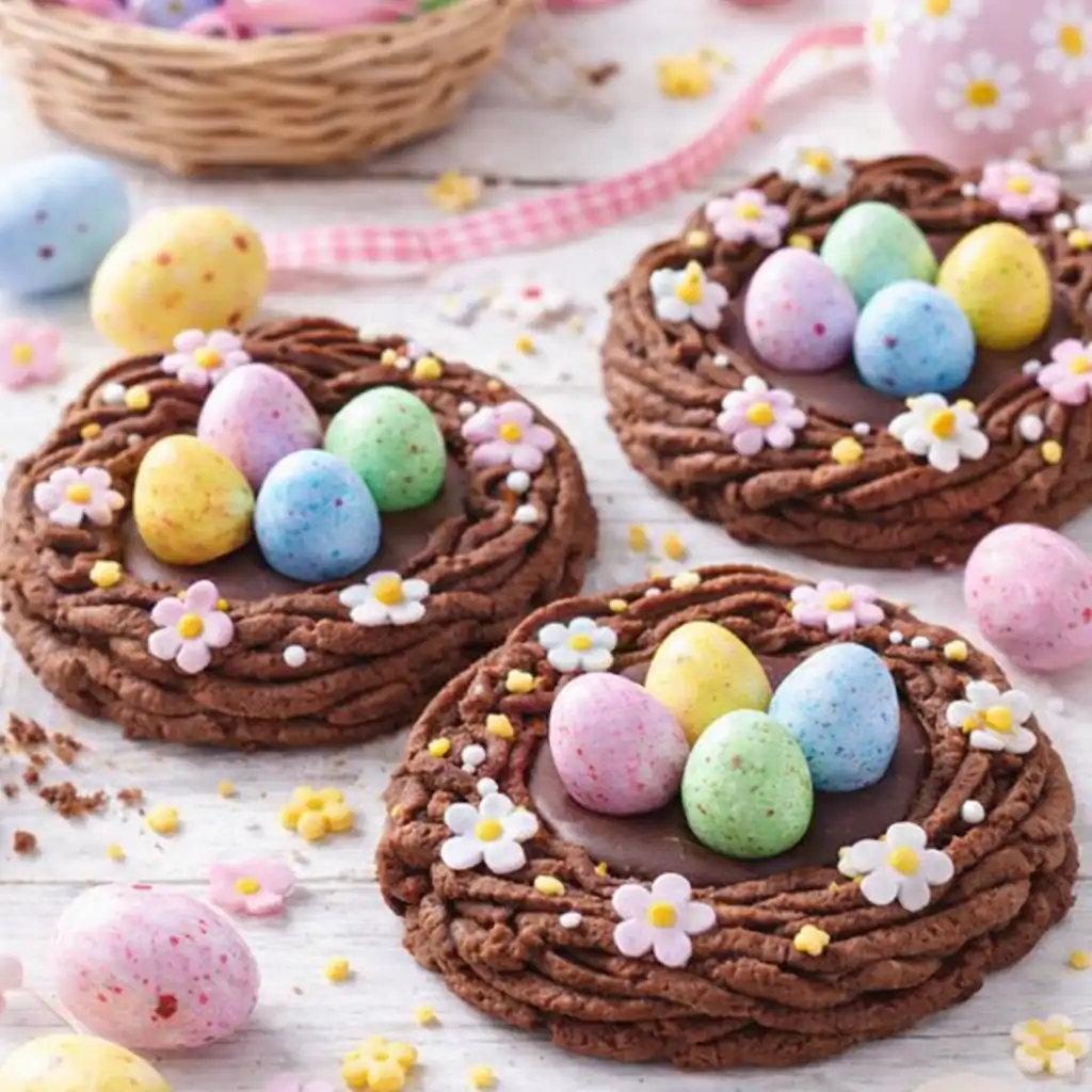 Пасхальне печиво «Гнізда» — святкове шоколадне печиво