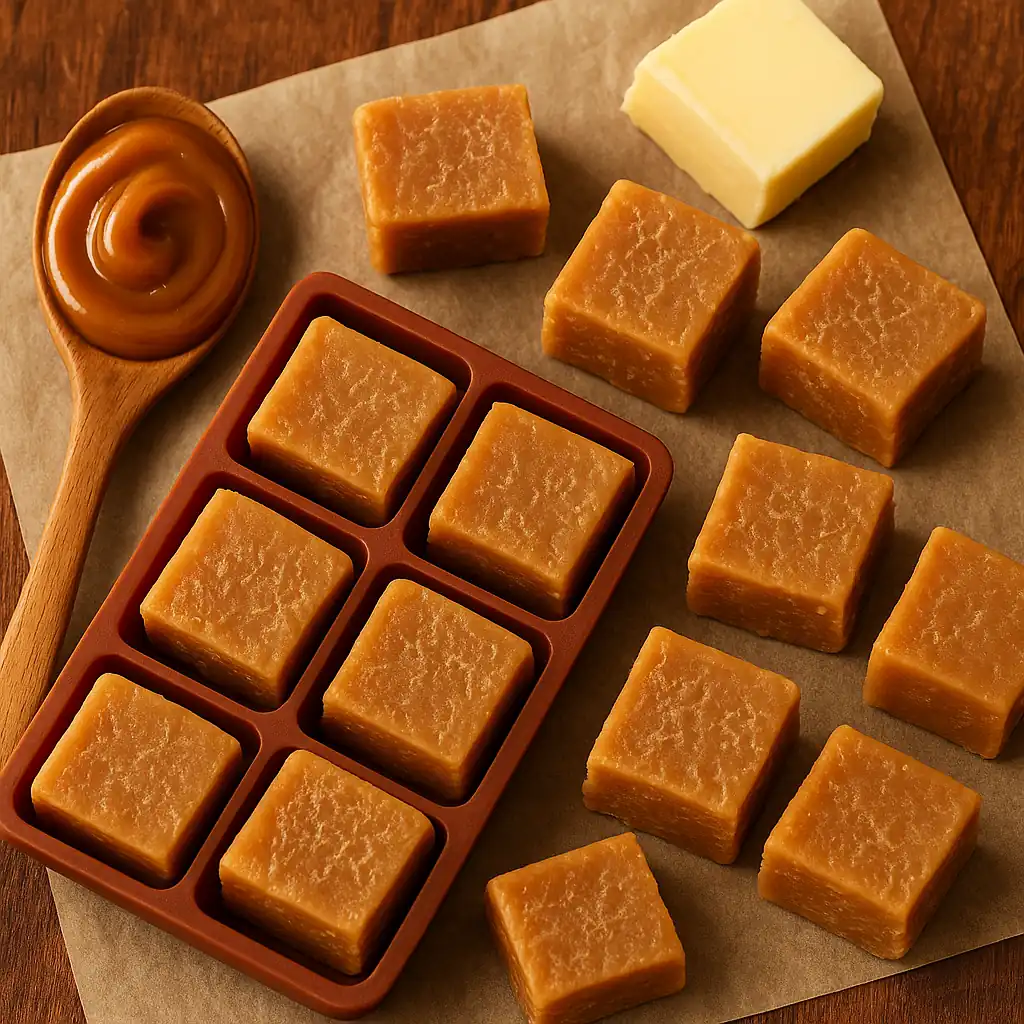 Домашні іриски зі згущенки