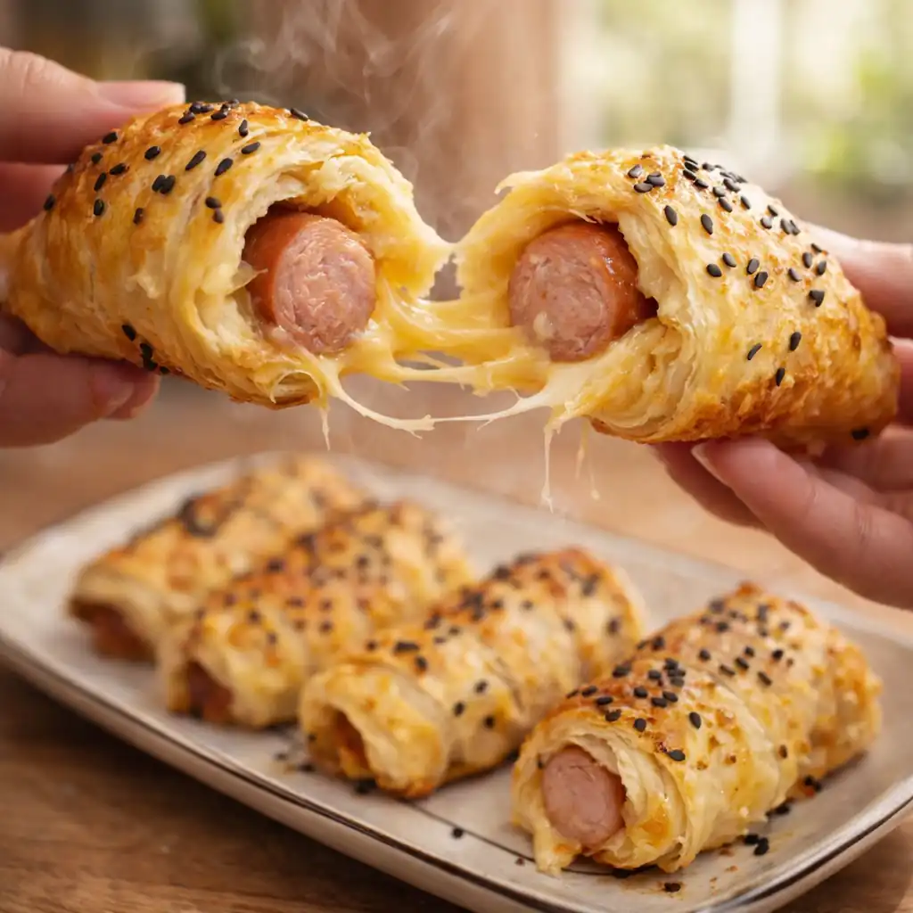 Сосиски в тісті в аерогрилі — швидкий перекус за 20 хвилин