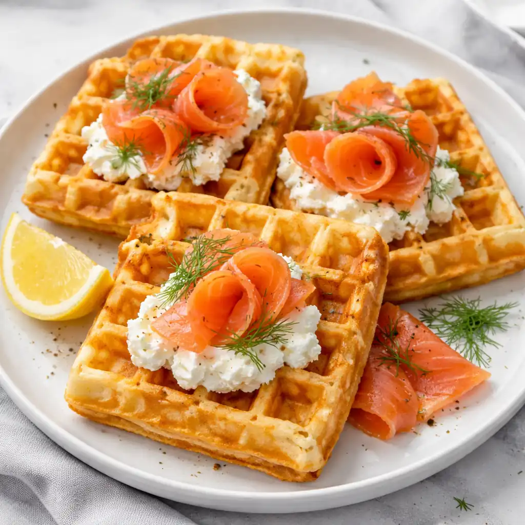 Сирно-творожні вафлі у вафельниці