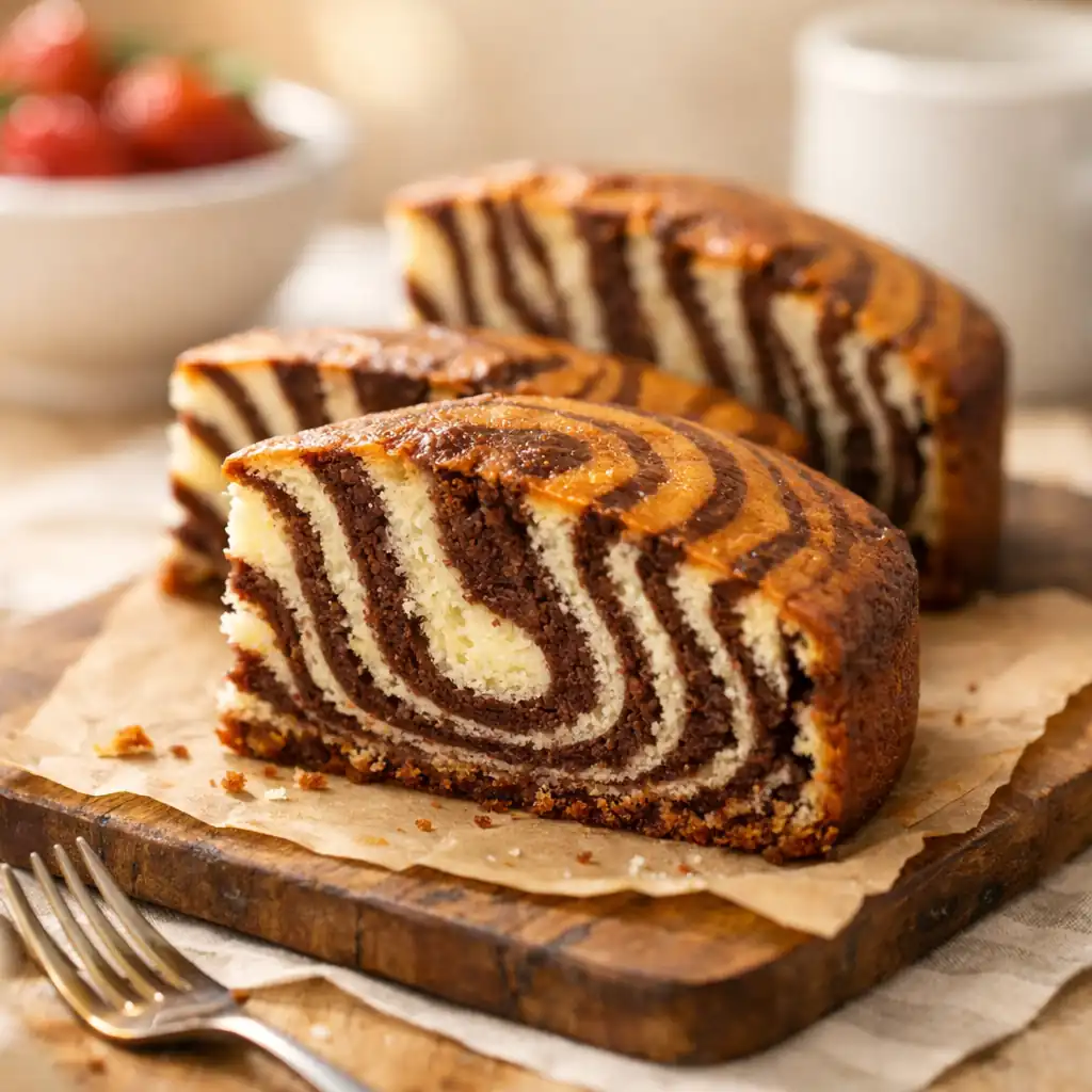 Кекс «Зебра» — класичний домашній рецепт