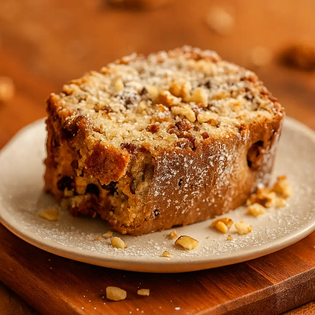 Горіховий кекс із шоколадом