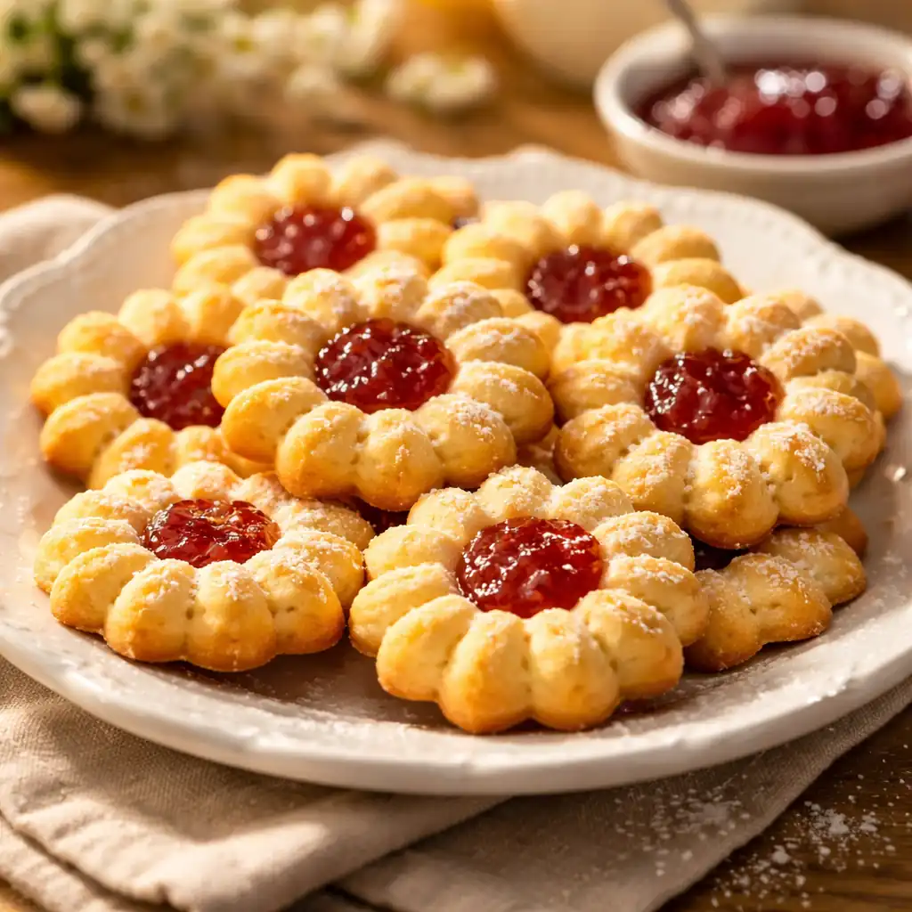 Кураб’є — класичне пісочне печиво з варенням