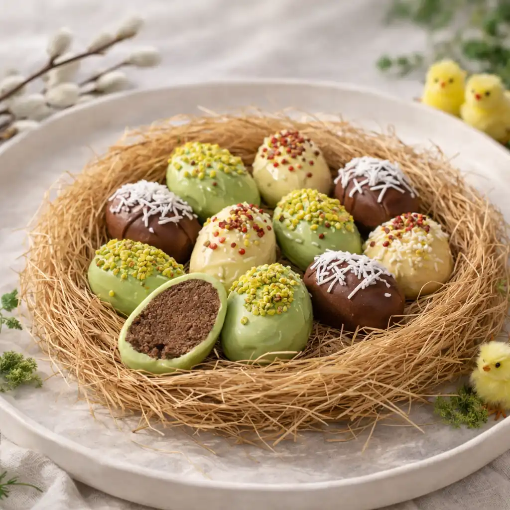 Пирожні «Картопля» у вигляді перепелиних яєць