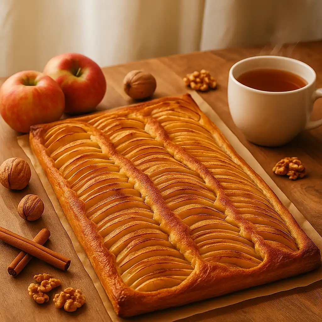 Корнуельський яблучний пиріг — ароматна домашня випічка з яблуками та корицею