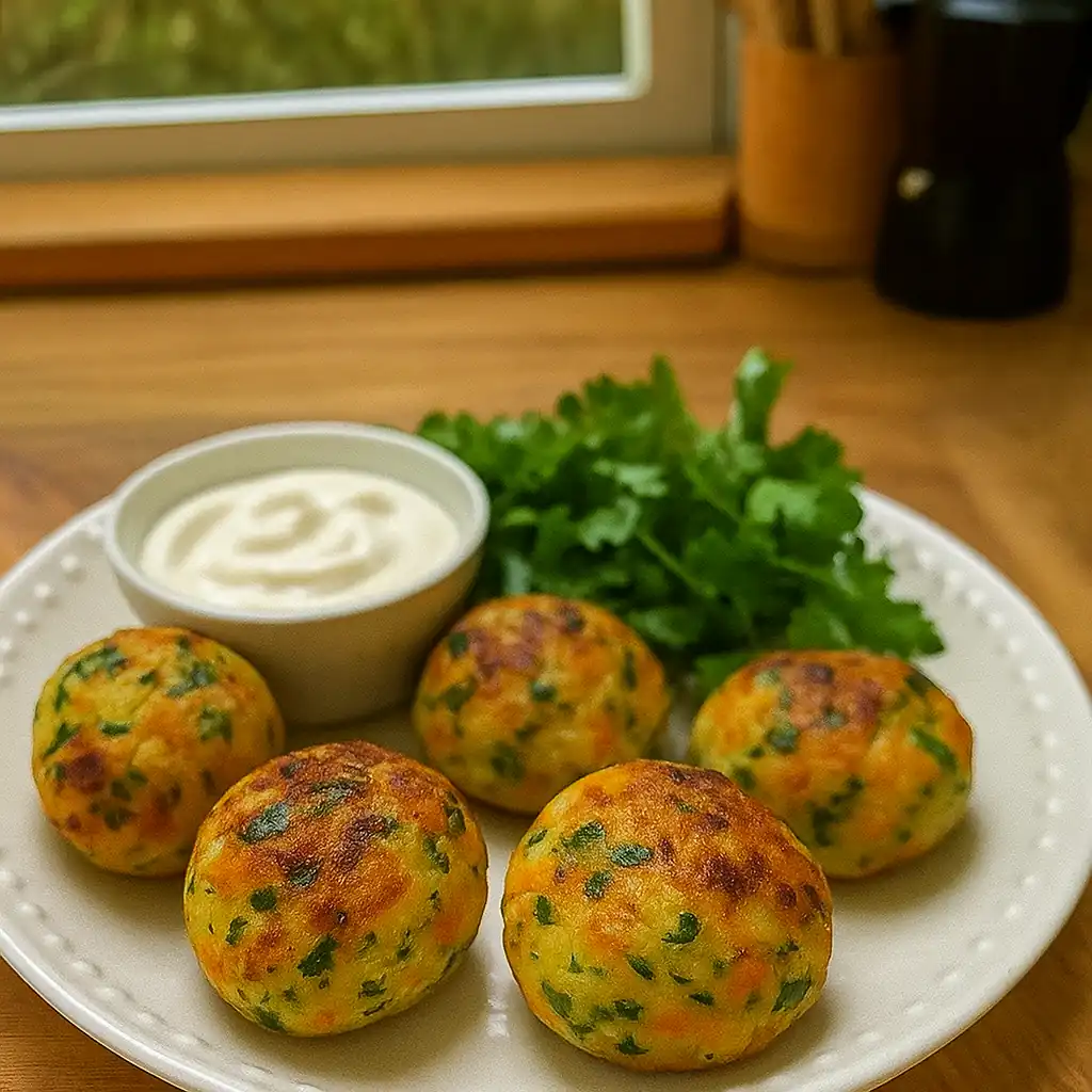 Овочеві фрикадельки в мультипечі з сиром