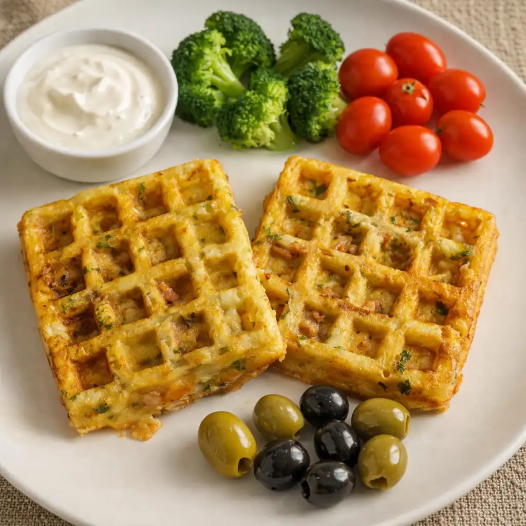 Вафлі-піца у вафельниці