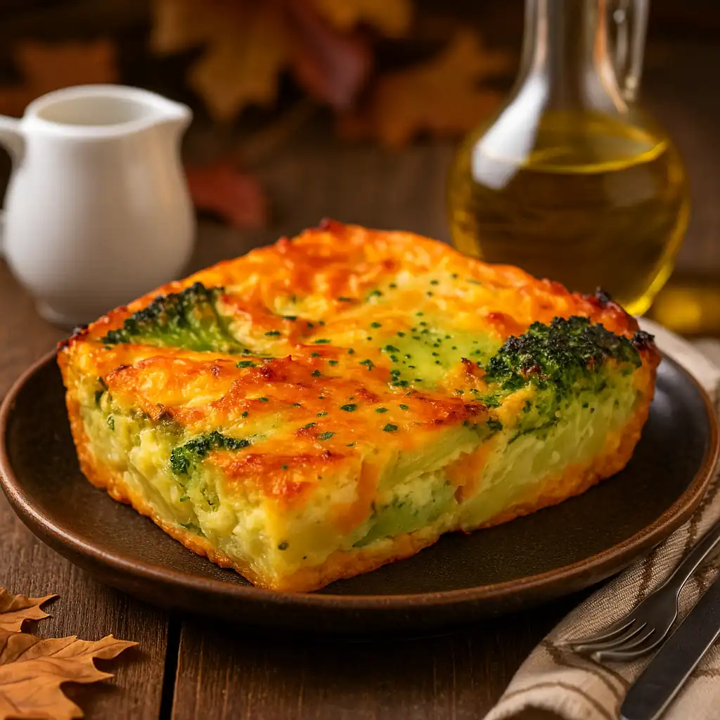 Овочева запіканка з броколі, цвітною капустою та сиром