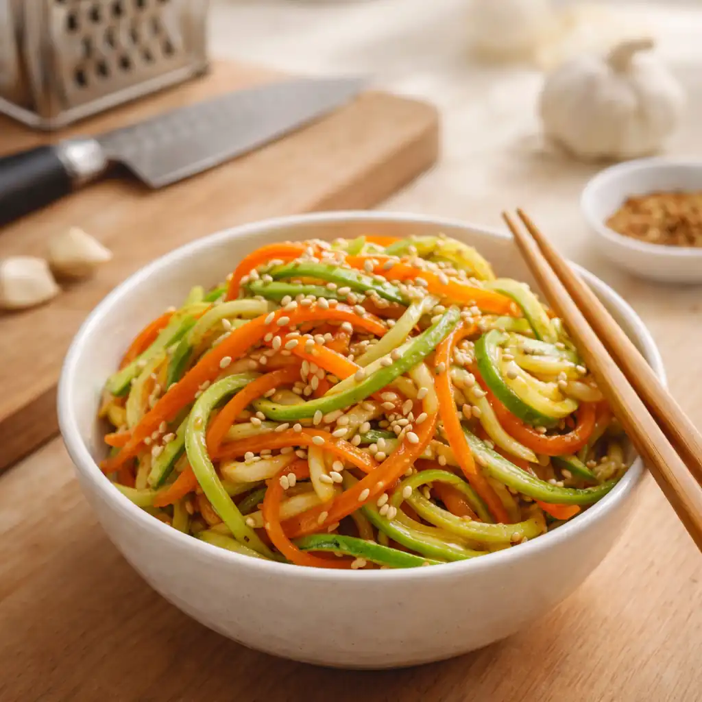 Кабачки по-корейськи — пікантні, ароматні та соковиті