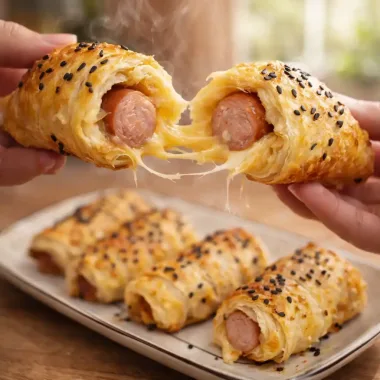 Сосиски в тісті в аерогрилі — швидкий перекус за 20 хвилин