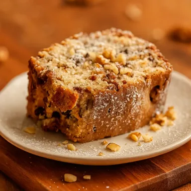 Горіховий кекс із шоколадом