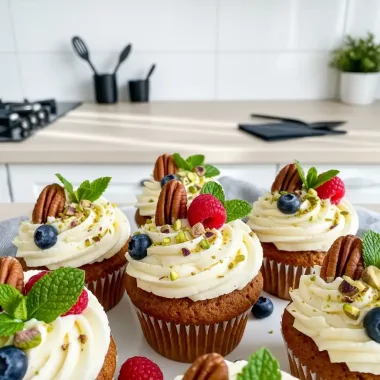 Соковиті морквяні капкейки з крем-чізом