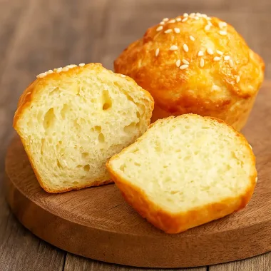 Сирні кекси з кунжутом — ніжні, ароматні і дуже смачні