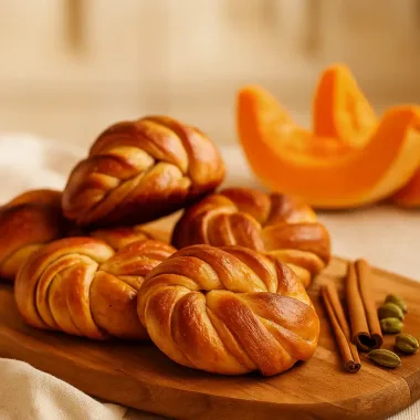 Гарбузові булочки з кардамоном