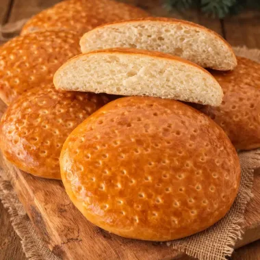 Сметанні дріжджові лепешки 