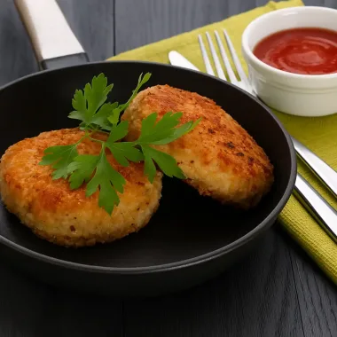 Курячі котлети з вершковим маслом