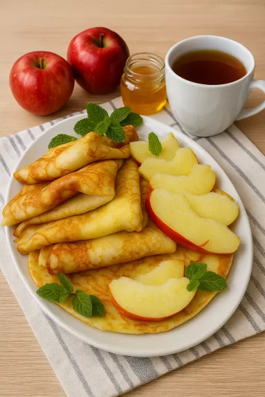 Млинці з яблуком