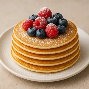 Панкейки — ніжні, пухкі та дуже смачні для сніданку