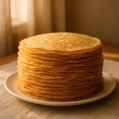 Тонкі млинці на кефірі