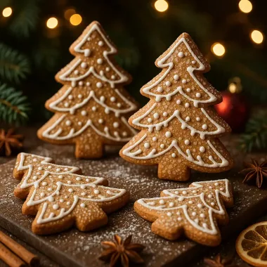 М’які імбирні пряники з глазур’ю