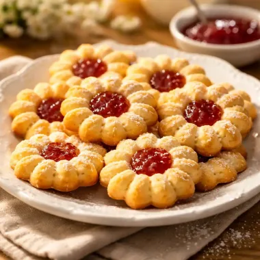 Кураб’є — класичне пісочне печиво з варенням