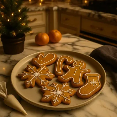 Пісочне печиво  з лимонною глазур’ю