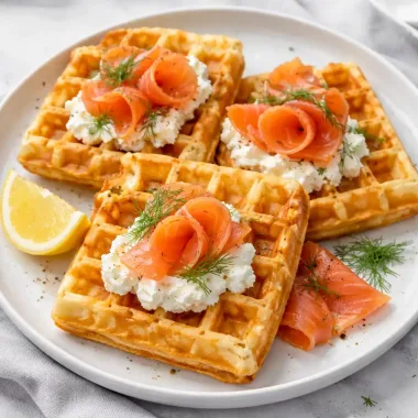 Сирно-творожні вафлі у вафельниці