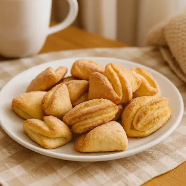 Творожне печиво «Гусячі лапки»