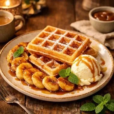 Віденські вафлі на молоці — як у кав’ярні вдома