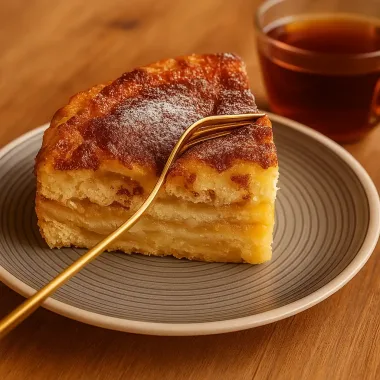 Яблучний пиріг «Сипучка» без тіста — простий рецепт випічки