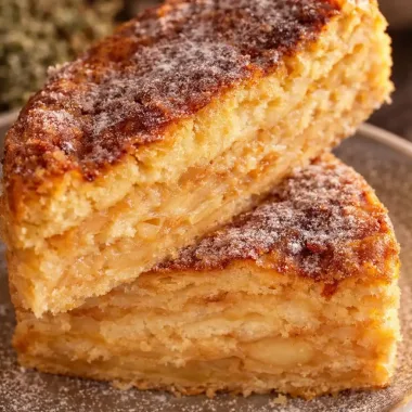 Лінивий яблучний пиріг