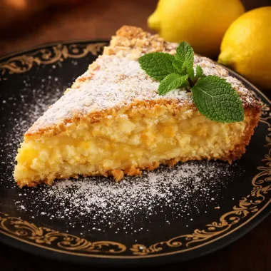 Пісочний лимонний пиріг