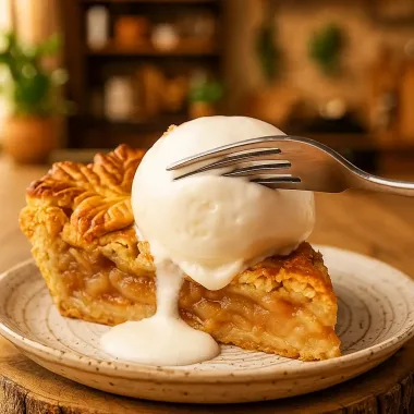 Яблучний пиріг з корицею