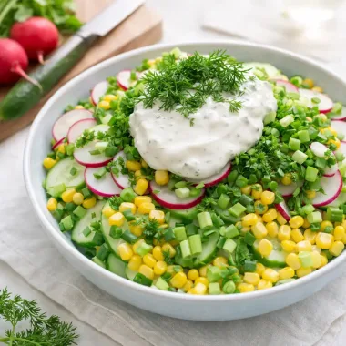 Весняний салат з редисом і огірком — той самий свіжий смак весни