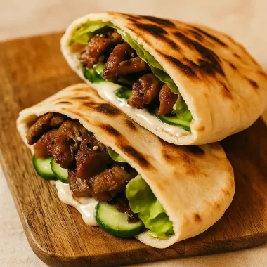 Домашні піти з м’ясною начинкою