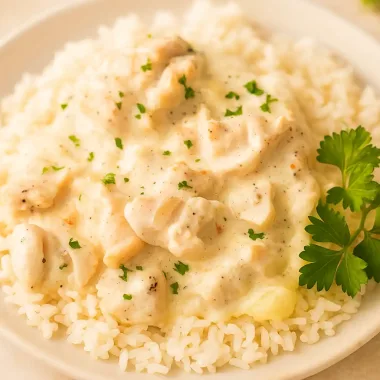 Курка у вершковому соусі