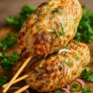 ПП люля-кебаб з курки у мультипечі / аерогрилі — соковитий і швидкий рецепт