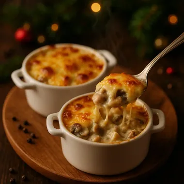 Жульєн із куркою та грибами